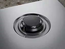 Варильна поверхня газова Electrolux 60 см чугун нержавіюча сталь - мініатюра 4