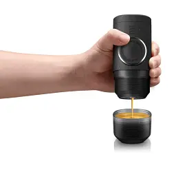 Портативна еспресо-кавоварка Wacaco Minipresso NS2, механічна, для капсул, чорний - мініатюра 4