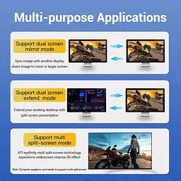 Кабель Vention DisplayPort-DisplayPort V 1.4 1 м (HCCBF) - мініатюра 2