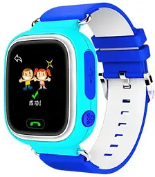 Смарт-годинник Uwatch Q90 Kid smart watch Blue - мініатюра 2