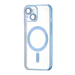 Чохол Ductil Metallic Edge with MagSafe (Protected Camera & Lens) iPhone 13 Light Blue