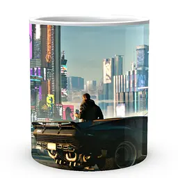 Кухоль GeekLand Cyberpunk 2077 Кіберпанк 2077 CY 02.589 330 мл білий - мініатюра 2