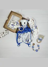 Набір для малюка: ведмедик, гризунець, слинявчик a.l.babybox Ловець снів
