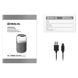 Акустична система REAL-EL X-705 Red (EL121600025) - мініатюра 11