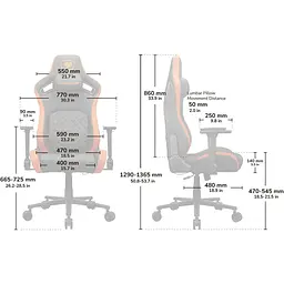 Геймерське крісло Cougar Defensor F Black/Orange (3MDFFORB.0001) [128758] - мініатюра 14