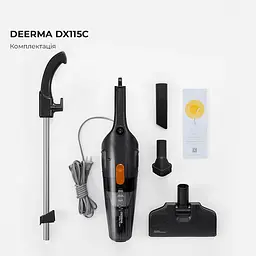 Пилосос 2 в 1 (вертикальний + ручний) Deerma Corded Hand Stick - мініатюра 5