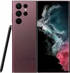 Мобільний телефон Samsung Galaxy S22 Ultra 5G 12/512Gb Dark Red (SM-S908BDRHSEK)