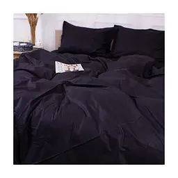 Постільна білизна MirSon Poplin Line 099 Black 110x140 (2200006277378) - мініатюра 3