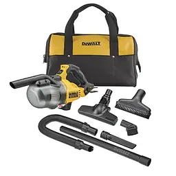 DeWALT Пилосос акумуляторний 18B XR Li-lon D318мм контейнер 0.л 217л/с 1.5кг без АКБ і ЗП - мініатюра 2