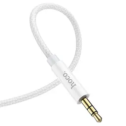 AUX кабель Hoco UPA19 Lightning to Jack 3.5 1 м сріблястий - мініатюра 4