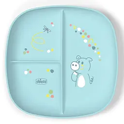 Тарілка секційна Chicco 12м+ блакитна (16003.25) - мініатюра 2