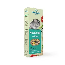 Колосок Природа для гризунів Овочевий 140г арт.PR740051