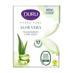 Тверде мило Duru Hydro Pure екстракт алое вера 2 х 135 г (8690506541491)