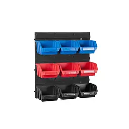 Органайзер настінний з лотками Qbrick SYSTEM 9 шт 345x385x90 мм 5901238212379 - мініатюра 2