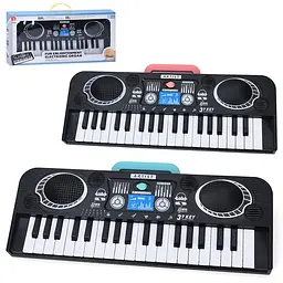 Синтезатор 37 клавіш 42x15x4,5см музика 2 режими ручка 2 кольори (R710)