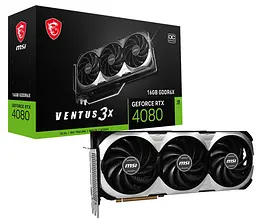 Відеокарта MSI RTX 4080 16GB VENTUS 3X OC (RTX 4080 16GB VENTUS 3X OC) (GDDR6X, 256 bit, PCI-E v4.0 x16) FR - мініатюра 4