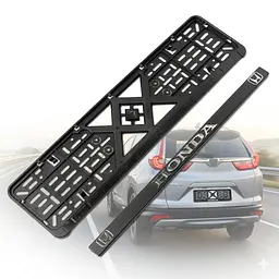 Рамка номера Honda 3D напис Хромований / пластик Гнучкий морозостійкий - мініатюра 4