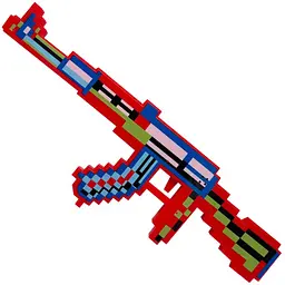 Дитяча іграшка Автомат Bambi "Minecraft" MСR-A(Red) світлові та звукові ефекти