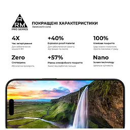Скло захисне Armorstandart Pro Apple iPhone 17 / 16 Pro (ARM86210) - мініатюра 5