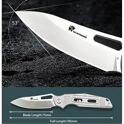 Нож туристический HX Outdoors Handolock X Folding Knife Titanium Version (TD-14T) - мініатюра 8
