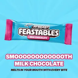 Набір шоколадних батончиків MrBeast Feastables Chocolate Candy Assortment 366 г - мініатюра 4