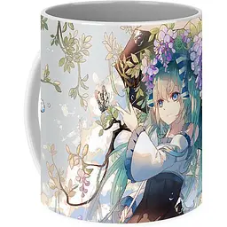 Кухоль GeekLand Hatsune Miku Хатсуне Мікі розкішна VC 02.18 330 мл білий - мініатюра 2