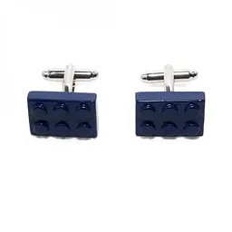 Запонки Конструктор Сині Handmade acs0005851 - мініатюра 2