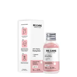 Засіб проти прищів точковий підсушуючий Re.Care Anti-Pimple Drying Lotion, 10 мл