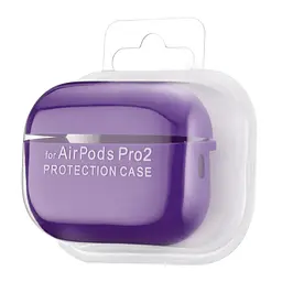 Чохол Silicone Case 2,5mm with microfiber for AirPods Pro 2 Purple - мініатюра 2