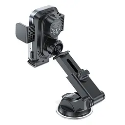 Автотримач з БЗП Acefast D53 with Electric Clamp for Dashboard Black - мініатюра 3