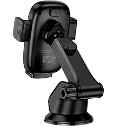 Автотримач з БЗП Borofone BH223 Follower 15W (center console) Black - мініатюра 6
