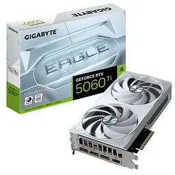 Відеокарта GF RTX 5060 Ti 8GB GDDR7 Eagle OC Ice Gigabyte (GV-N506TEAGLEOC ICE-8GD) - мініатюра 9