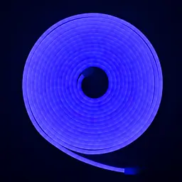 Світлодіодна неонова стрічка NeonFlex NF-S5, силіконова, гнучка, синя, довжина 5 м, живлення 12В - мініатюра 6