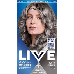 Фарба для волосся Schwarzkopf Live Urban Metallics U72 Dusty Silver  - мініатюра 2