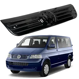 Зимова Накладка на решітку радіатора Volkswagen T5 2003-2009 Глянець (Voron Glass)