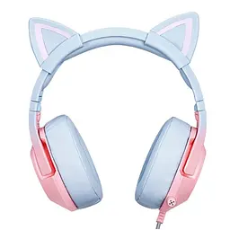 Дротова гарнітура Onikuma Gaming CAT Gradient with RGB K9, 7.1, USB, 2.2m, pink&blue - мініатюра 2