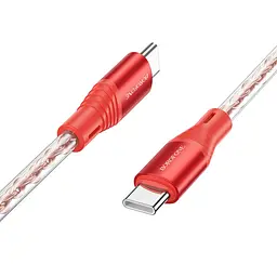 Кабель Borofone BX96 Type-C to Type-C PD 60W 1 м червоний