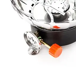 Пальник газовий туристичний INTERTOOL GS-0011 з вітрозахистом, п’єзопідпал, 700 °C - мініатюра 4