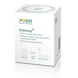 Wifi термостат Poer PTC16 бездротовий з терморегулятором для теплої підлоги, електрокотла або конвектора (100405) - мініатюра 4