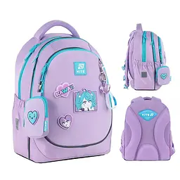 Підлітковий рюкзак Kite Education Kawaii Love стильний та зручний для школи і міста (K25-700M-6)