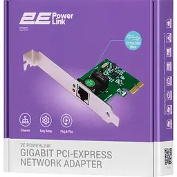 Мережева карта 2E PowerLink S310 1xGE, PCI-Express x1 - мініатюра 4