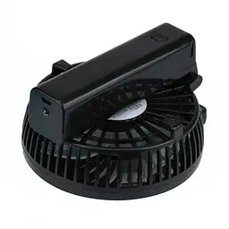 Вентилятор міні акумуляторний з ручкою USB діаметр 10см Handy Mini Fan чорний - мініатюра 6