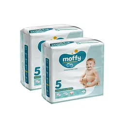 Підгузки дитячі Moffy Twin 5 (11-25 кг) 48 шт. (24 шт. x 2)