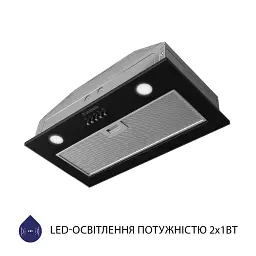 Витяжка повновбудована Minola HBI 5262 BL GLASS 700 LED - мініатюра 3