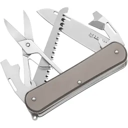 Ніж багатофункціональний Fox Vulpis Titanium Gray. 5 інструментів