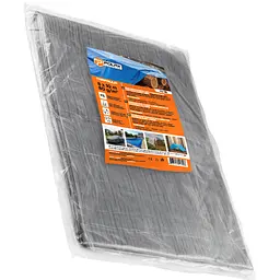 Тент тарпауліновий Polax 8 x 10 м, 80 гр/м2, з вушками, двостороння ламінація (70-115) - мініатюра 5
