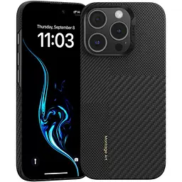 Чохол Benks Montage ArmorAir Kevlar Case 600D/1500D MagSafe для Apple iPhone 16 Pro Black (6948005905033) [117767]