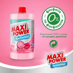 Засіб для миття посуду Maxi Power Бабл Гам запаска 1 л - мініатюра 5
