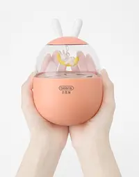 Неваляшка музична Beiens Зайчик на місяці, рожева (YZ15pink) - мініатюра 2
