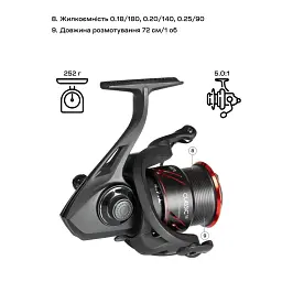 Котушка Brain Classic SE 3000S 4+1BB - мініатюра 9